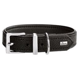 Hunter Hundhalsband i Konstläder Design Sofia Svart